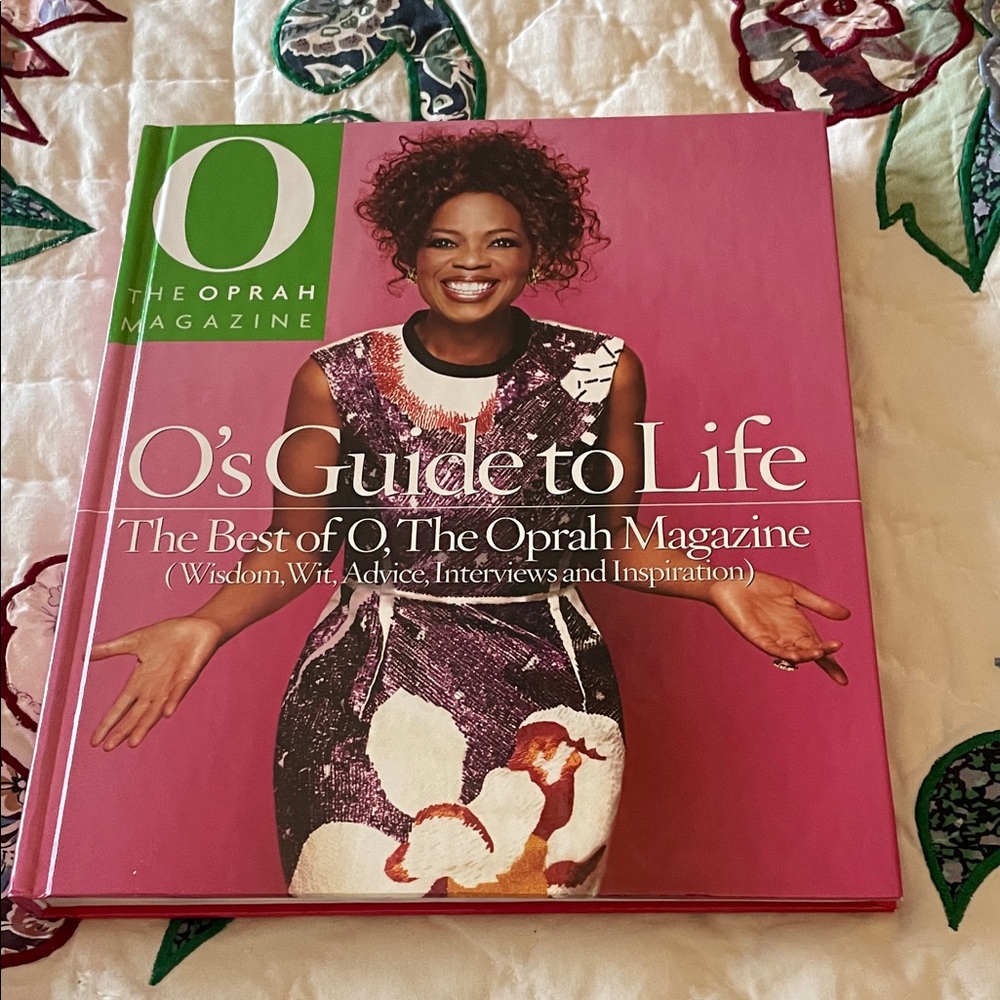 O, The Oprah Magazine: O's Guide to Life - Pink Hardcover Book 2007